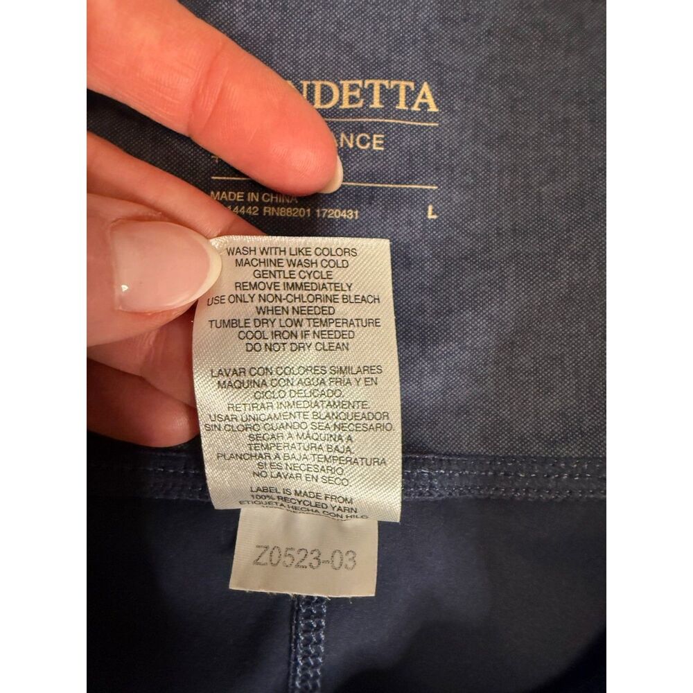 Mondetta Performance Luxury Women's High Rise Pocket Leggings Blue Size Large - Picture 6 of 6